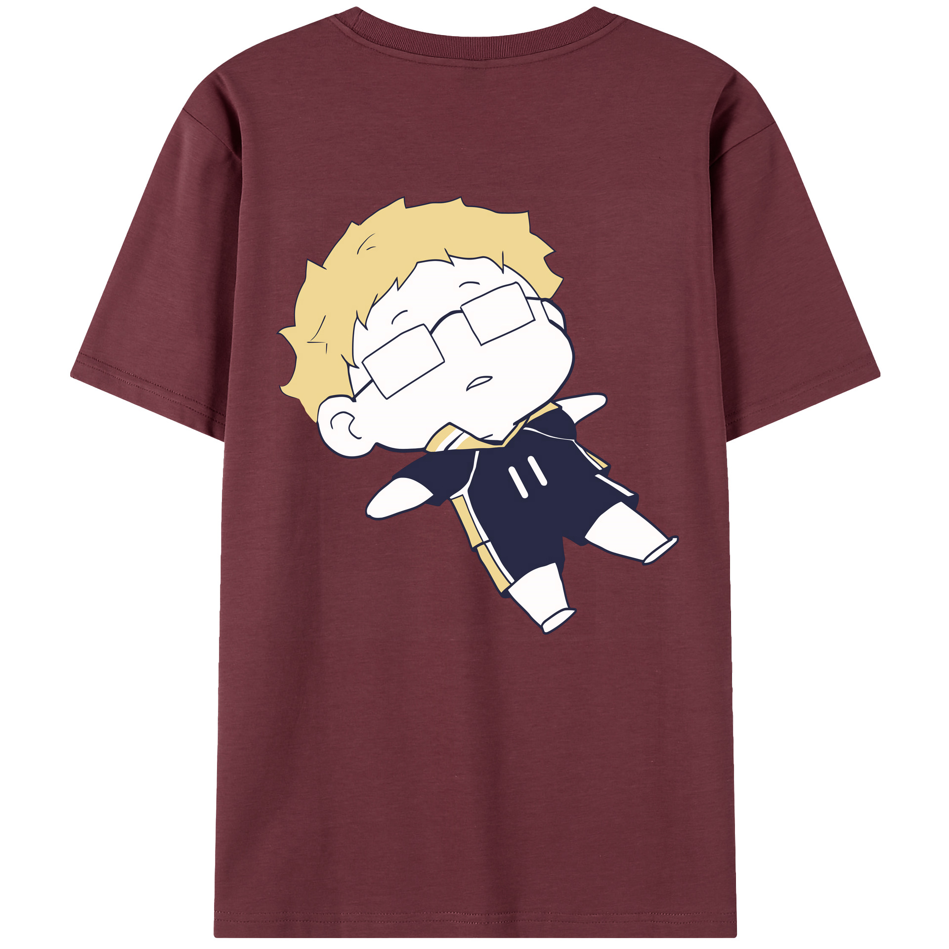 （画像用） ハイキュー!! Haikyu!! 綿100％半袖Tシャツ（背面プリント）